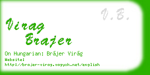virag brajer business card