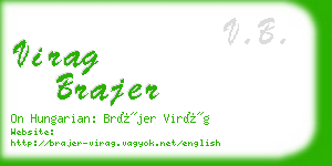 virag brajer business card